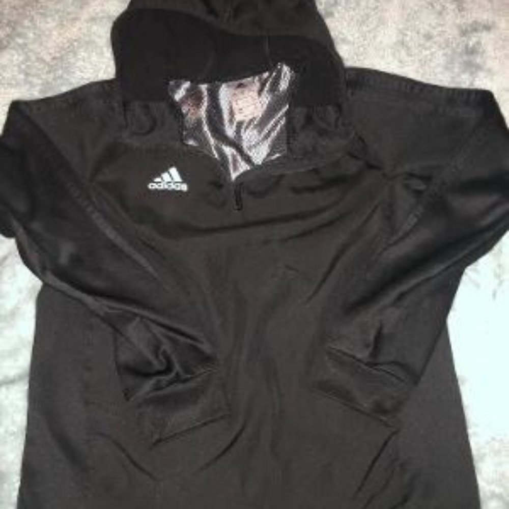 BLACK HOODIE CLIMATEWARM PULLOVER